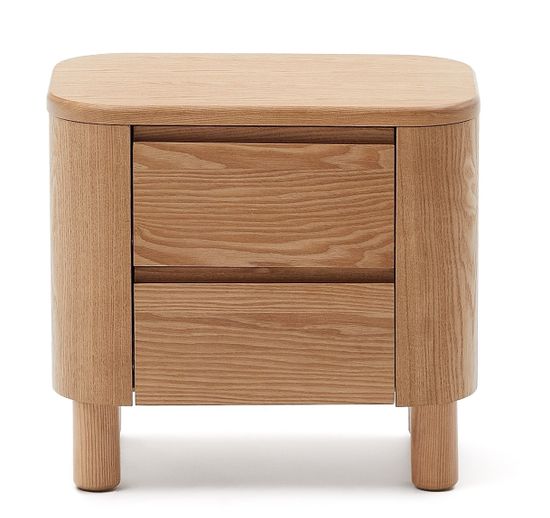 Прикроватная тумбочка Salaya из ясеневой фанеры 55 см x 50 см