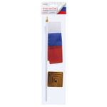 Флаг России настольный 14х21 см без герба BRAUBERG/STAFF 5501 (12 штук в упаковке)