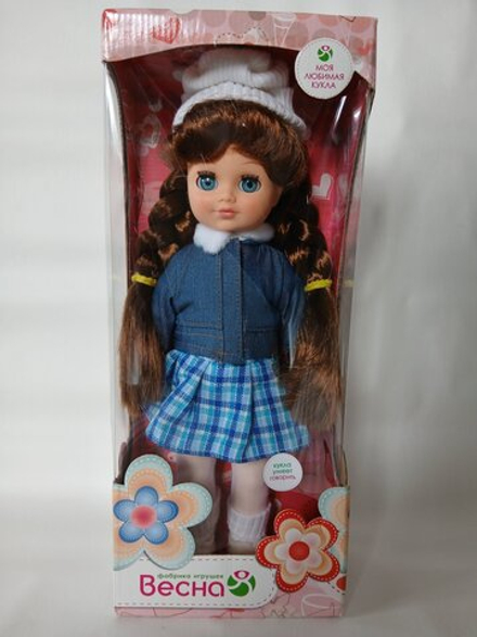 Кукла Весна "Маргарита 14" озвученная, закрывает глаза, высота 35 см, с аксессуарами, пластик, текстиль, арт. В3055/0