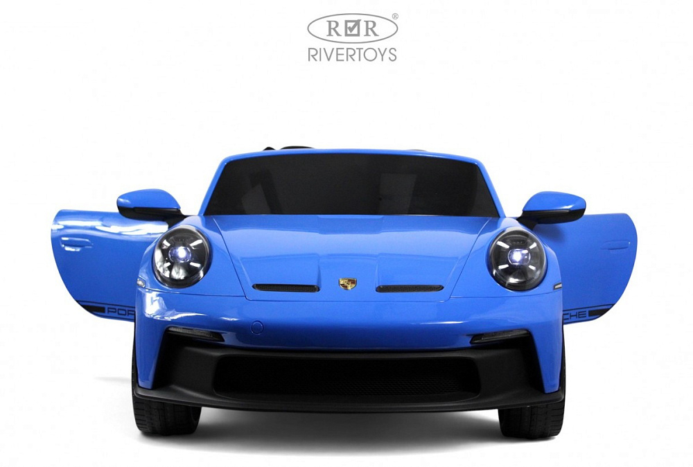 Детский электромобиль RiverToys Porsche 911 GT3 Y911YY Y911YY-BLUE-GLANEC/синий глянец