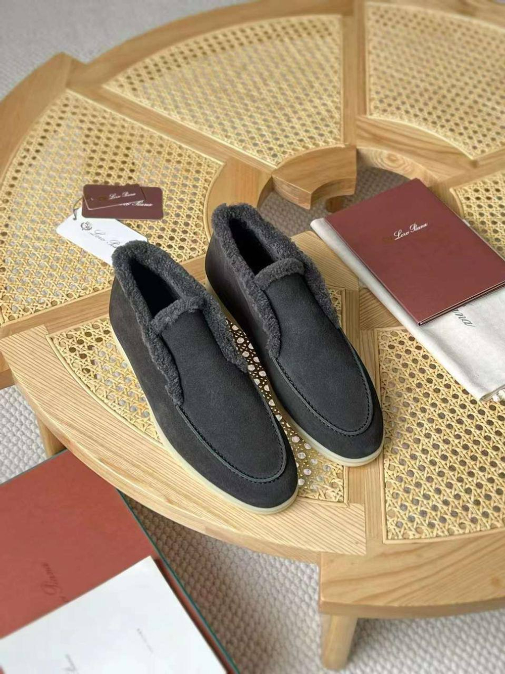 Высокие лоферы Loro Piana