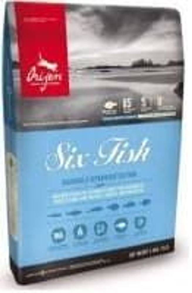 *ОРИДЖЕН 6 РЫБ(85/15) /беззерновой корм для собак/ 340г *ОРИДЖЕН 6 РЫБ(85/15) /беззерновой корм для собак/ 340г