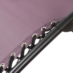 Шезлонг пляжный складной, металл, 165х65х110 см, 100 кг, 2 положения спинки, фиолетовый, Green Days