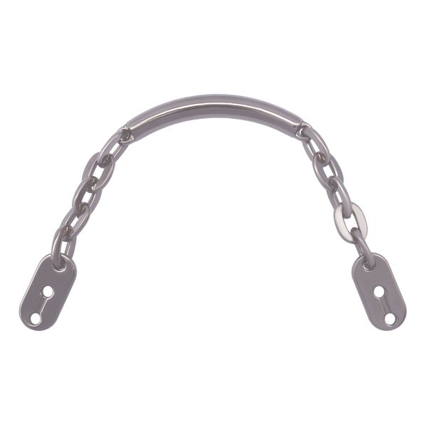 Цепочка-вешалка для одежды 105х7 мм, металл, Pewter олово, чер.никель, 2 шт, MB196