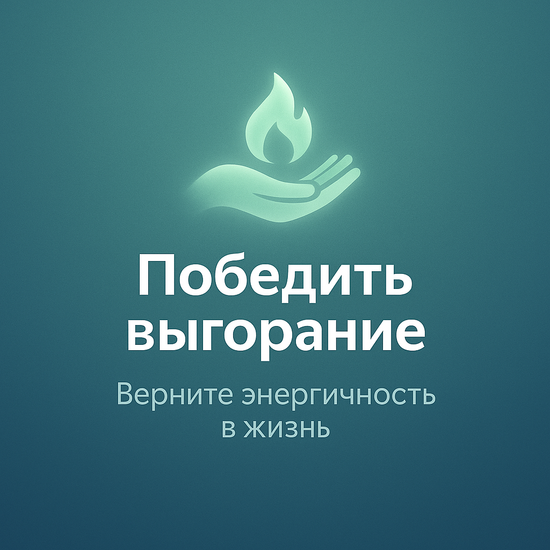 Победить выгорание