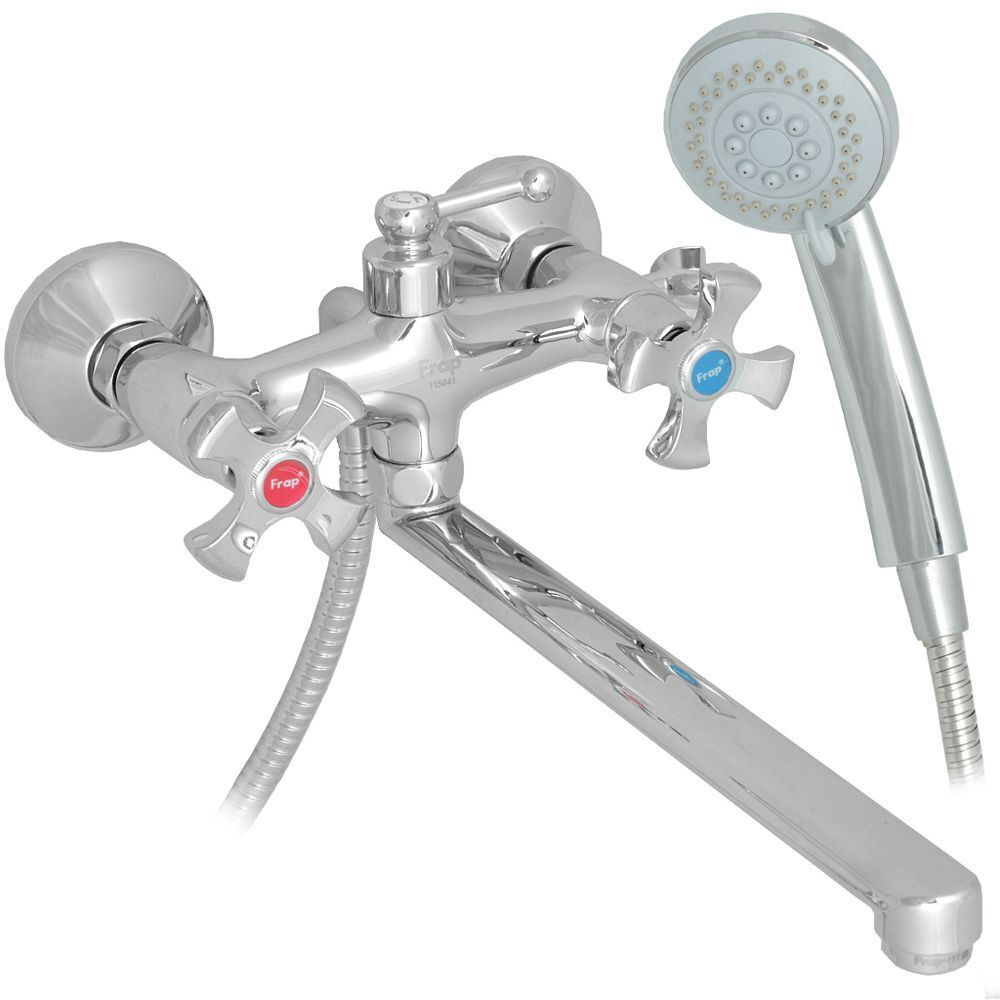 Смеситель для ванны, Frap, с кран-буксой, хром, F2293