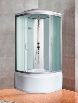 Душевая кабина RIVER DESNA XL 100/44 MT  100x100x230 10000006149 Универсальная Четверть круга