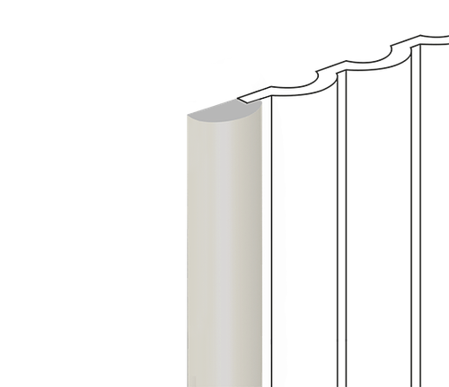 Финишный молдинг LF140B IV123 Hiwood