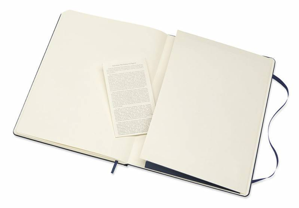 Блокнот Moleskine Classic (QP092B20) 19х25см 192стр. без линовки, твердая обложка, синий