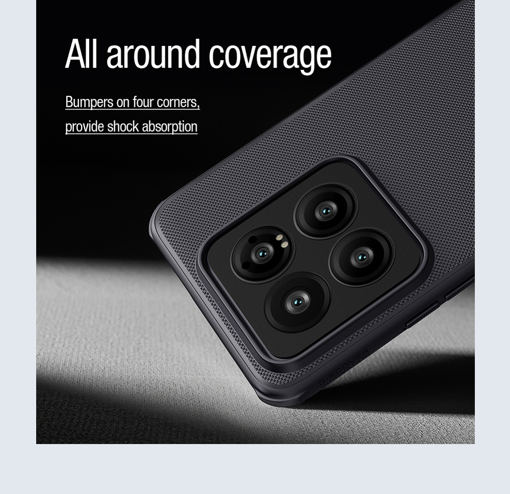 Чехол от Nillkin c поддержкой беспроводной зарядки MagSafe для смартфона Xiaomi 14 Pro, серия Super Frosted Shield Pro Magnetic