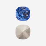 Кристалл Кушон (Сushion), оттенок "Сапфир"/"Sapphire", 10мм