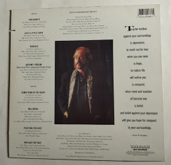 Винтажная виниловая пластинка LP Dave Mason Two Hearts (USA 1987)