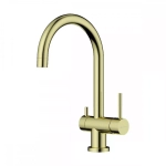 Кухонный смеситель Omoikiri Yamada-LG латунь/светлое золото