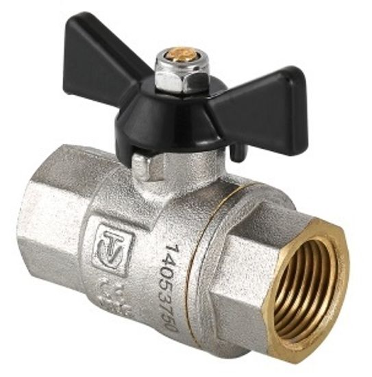 Кран шаровой Valtec Perfect 1/2" ВР/ВР ручка-бабочка (арт. VT.317.N.04)