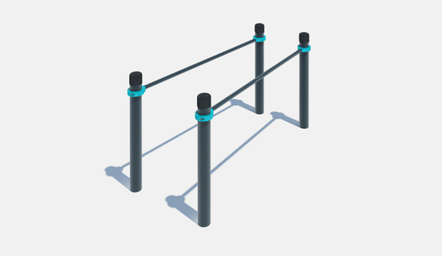 Брусья разноширокие