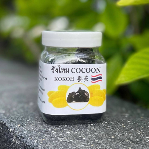 Натуральные коконы тутового шелкопряда с бамбуковым углем Natural Silkworm Cocoons with Bamboo Charcoal