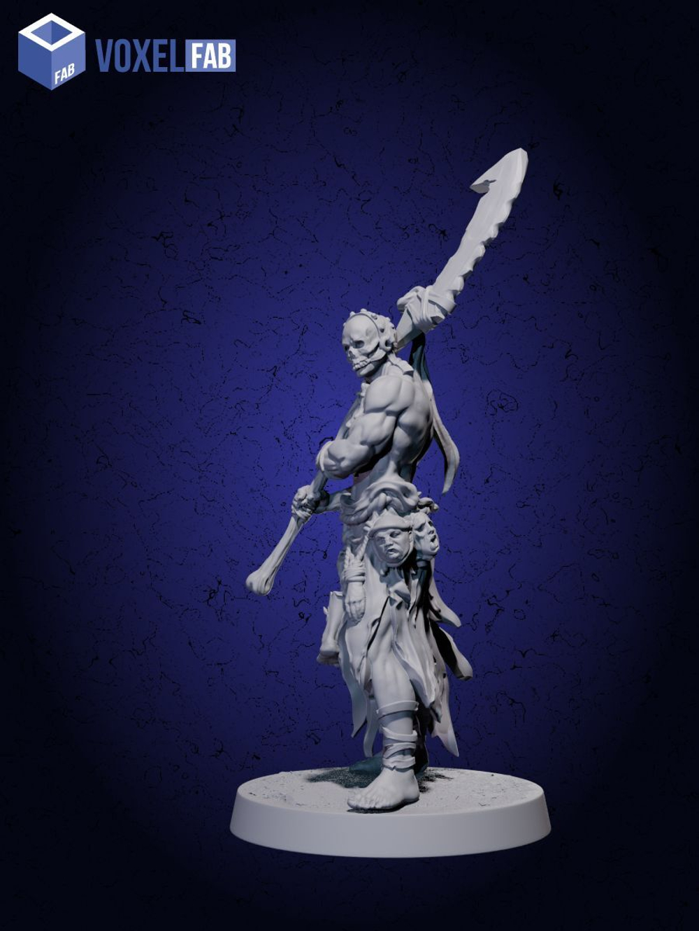 Кровавые охотники Набор для настольных игр ДнД (DnD),Pathfinder, НРИ. Масштаб 32 мм (1:56). Миниатюр;