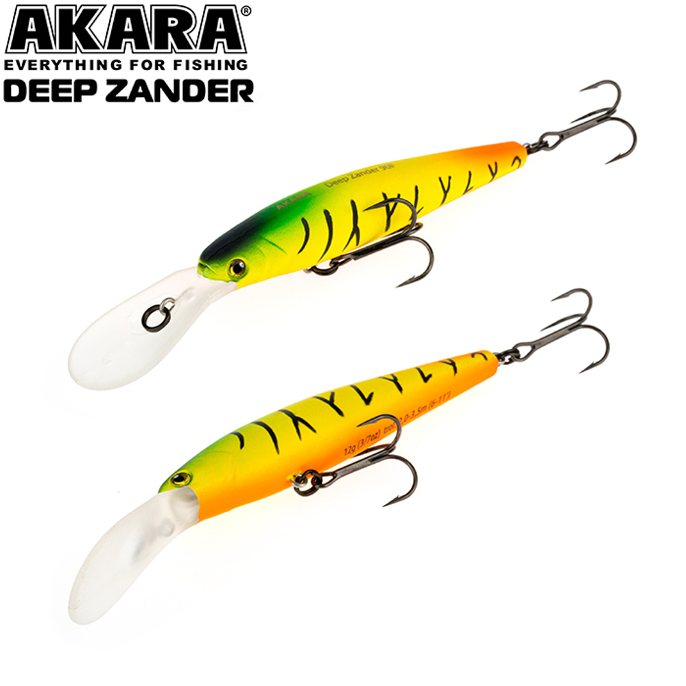 Воблер Akara Deep Zander 90F 12 гр. (3/7 oz 3,5 in) A30