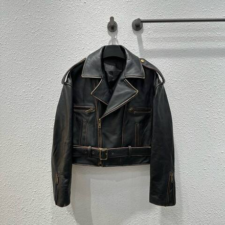 Кожаная куртка Prada