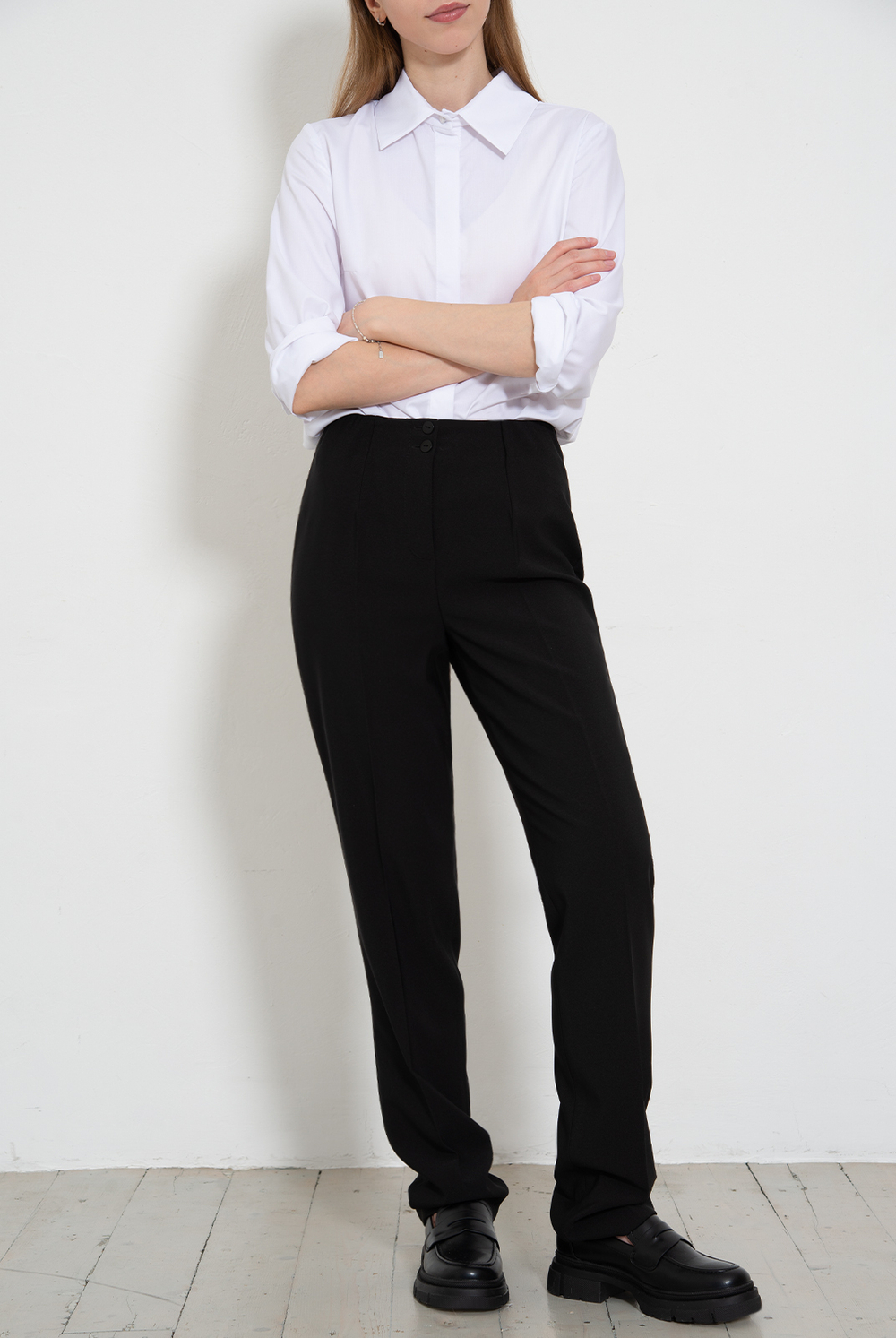 Брюки женские 04Ла, черный #70Ч0204Ла