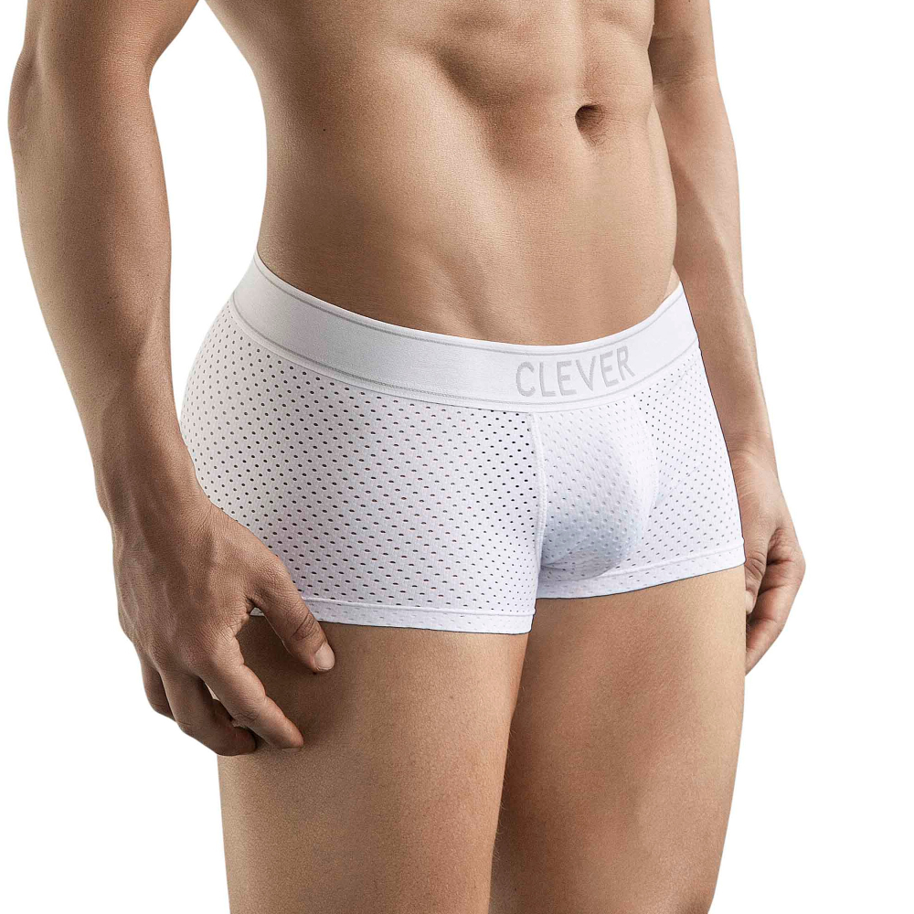 Мужские трусы хипсы белые Clever AMBAR TRUNKS 176701
