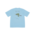 Футболка Nothomme Mountain Wild 5A AntiBacterial T-Shirt "Ice Spring Blue"