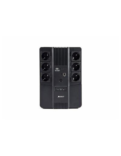(452) Бастион SKAT-UPS AI 800ВА/480Вт/line-interactive/АКБ 9Ачx1/ 3xSchuko 3xSchuko/3 л.г.