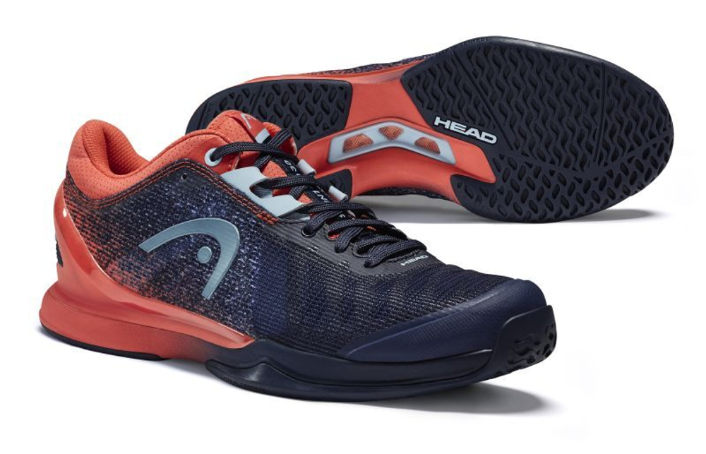 Женские Кроссовки теннисные Head Sprint Pro 3.0 Women - dressblue/coral
