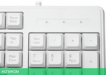 Клавиатура Acer OKW301 белый (ZL.KBDCC.01B)