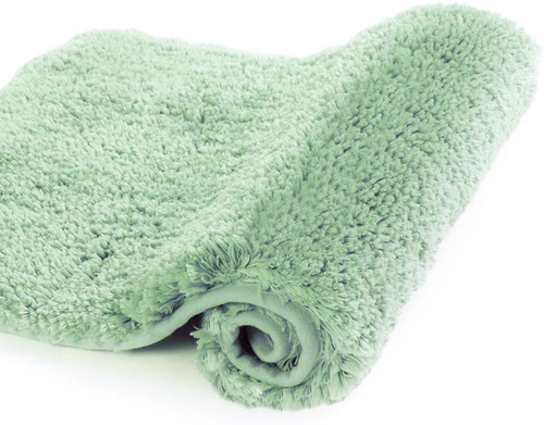 Пушистый коврик для ванной "Soft & Warm", оливковый