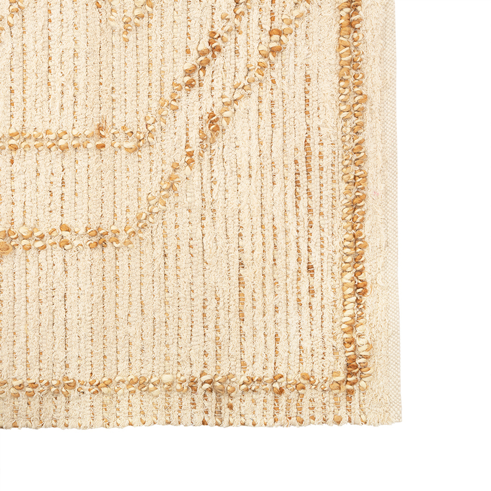 Ковер из джута и переработанного хлопка kolkata из коллекции ethnic, 200х300см