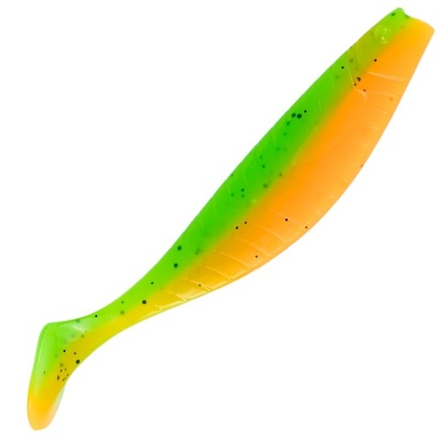 Приманка ZUB-PROVOCATOR 123мм(4,8")-5шт, (цвет 022) зелено-оранжевый