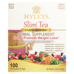 Hyleys Tea, Slim Tea, набор из 9 вкусов, чайные пакетики в 100 фольгированных пакетиках, 150 г (5,29 унции)
