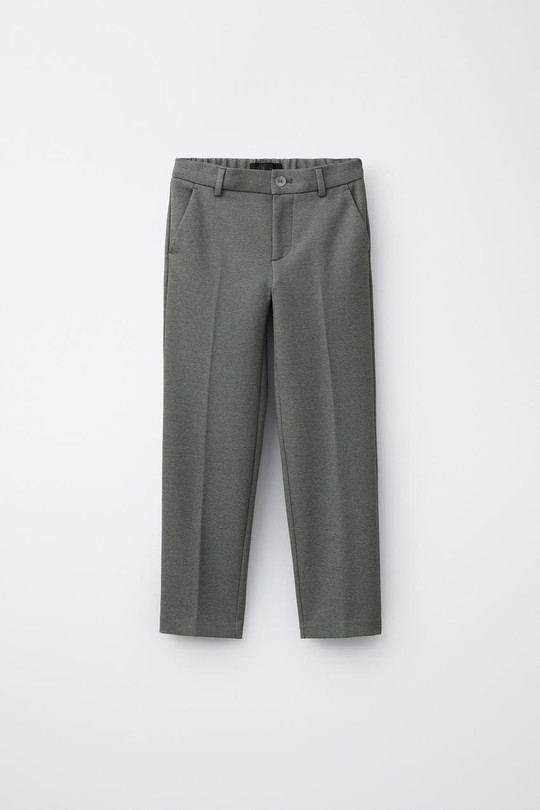 ZARA КОСТЮМНЫЕ БРЮКИ, МЯГКИЙ ЗЕЛЕНЫЙ