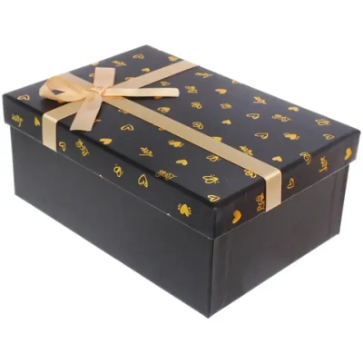 Коробка подарочная «Очарование» 23*16*9.5 см, Черный