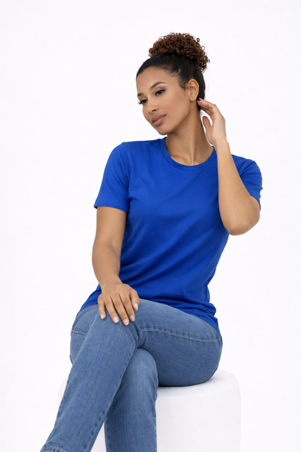 Футболка женская классическая, плотность 200 гр