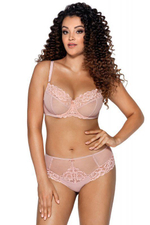 Бюстгальтер на косточках с боковыми поддержками (Размер: 100D) (Цвет: темно-синий)