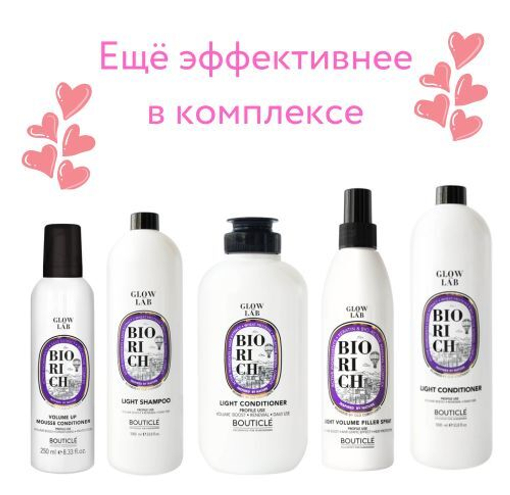 Несмываемый спрей уплотнитель для придания объема - BIORICH LIGHT ANTI-STATIC VOLUME SPRAY