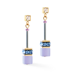 Серьги Coeur de Lion Purple-Blue 3030/21-0807