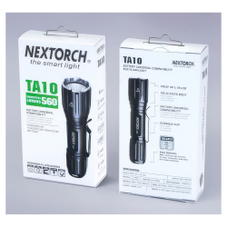 Тактический фонарь Nextorch TA10 — корпус из авиационного алюминия 6061-T6 с анодированным покрытием Mil-Spec III, защищён от царапин и коррозии