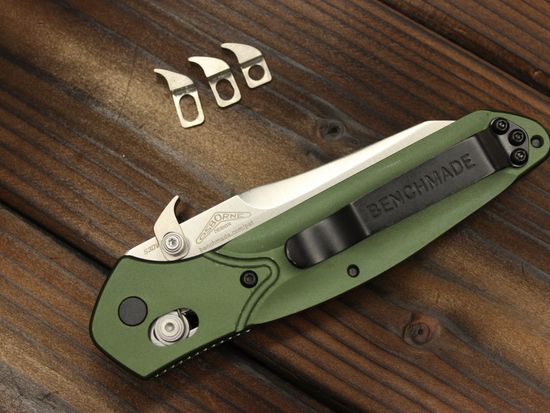 Сьемный титановый вейв для складных ножей (Сатин)