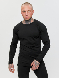 Комплект термобелье мужское с начесом LEGENDA Urban черный