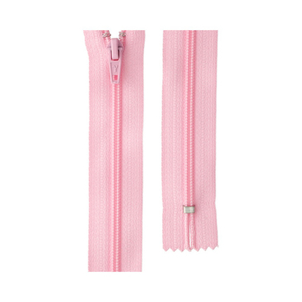 Молния Спираль н/р брючная ,16 см н/р, замок-автомат, №133 св.розовый