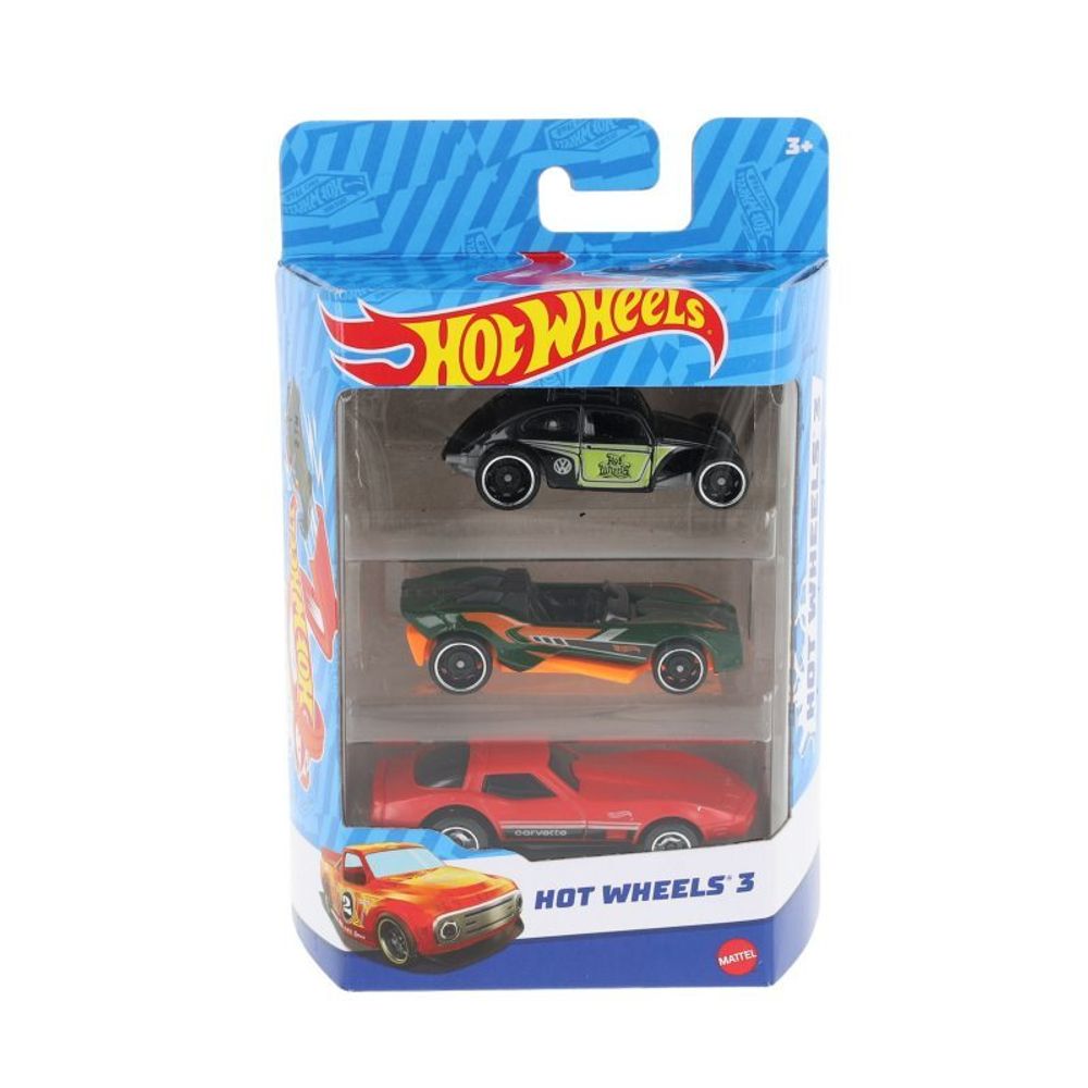 Hot Wheels - набор из 3 маленьких машинок K5904 43