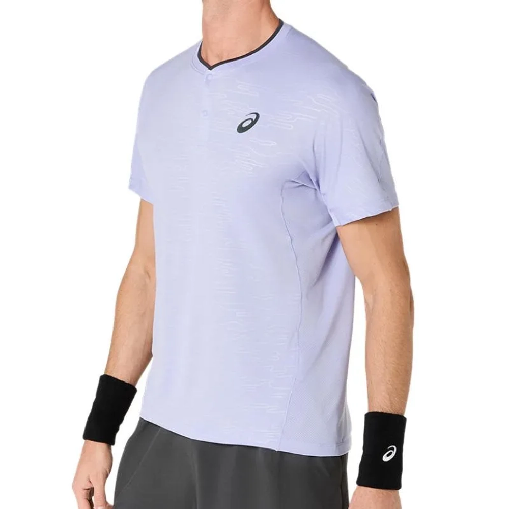 Теннисная футболка Asics Match Short Sleeve Night Energy - seastorm