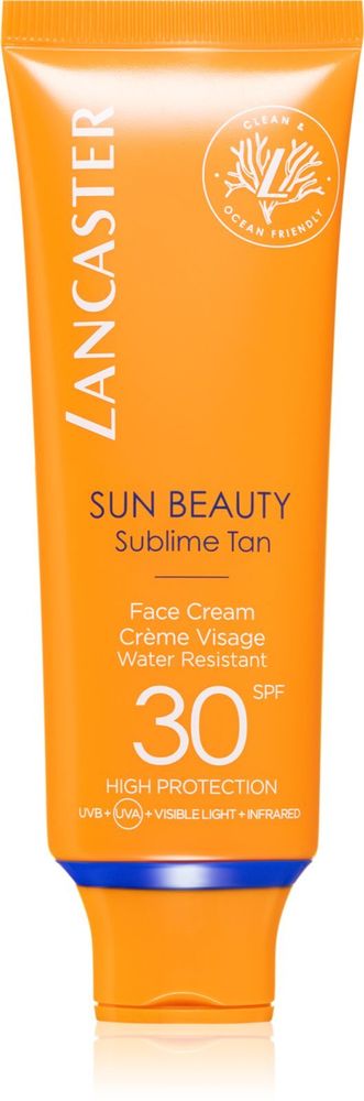 Lancaster солнцезащитный крем для лица SPF 30 Sun Beauty Face Cream