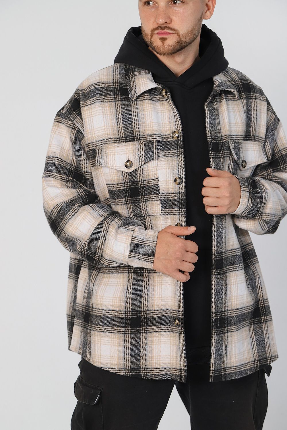 Рубашка мужская Квадро-4 Виотекс КОРИЧНЕВЫЙ