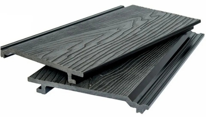 Фасадная панель ДПК 3D Графит Текстурированная 157*20*3000мм 0,471м2