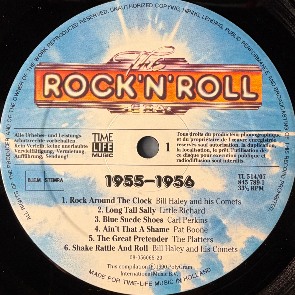 Сборник The Rock 'N' Roll Era - 1955-1956 2LP (Голландия 1992г.)