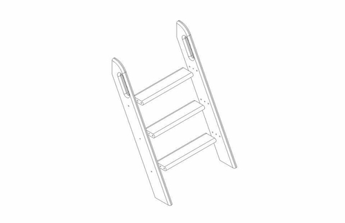 Пакет № 14 Наклонная лестница для низкой кровати